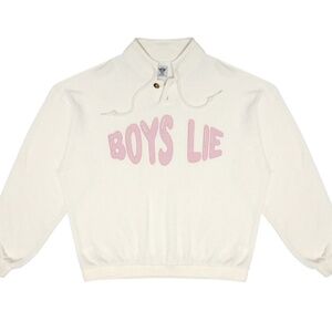 Boys Lie Cloud Chaser Club Henley Crew (One Size)